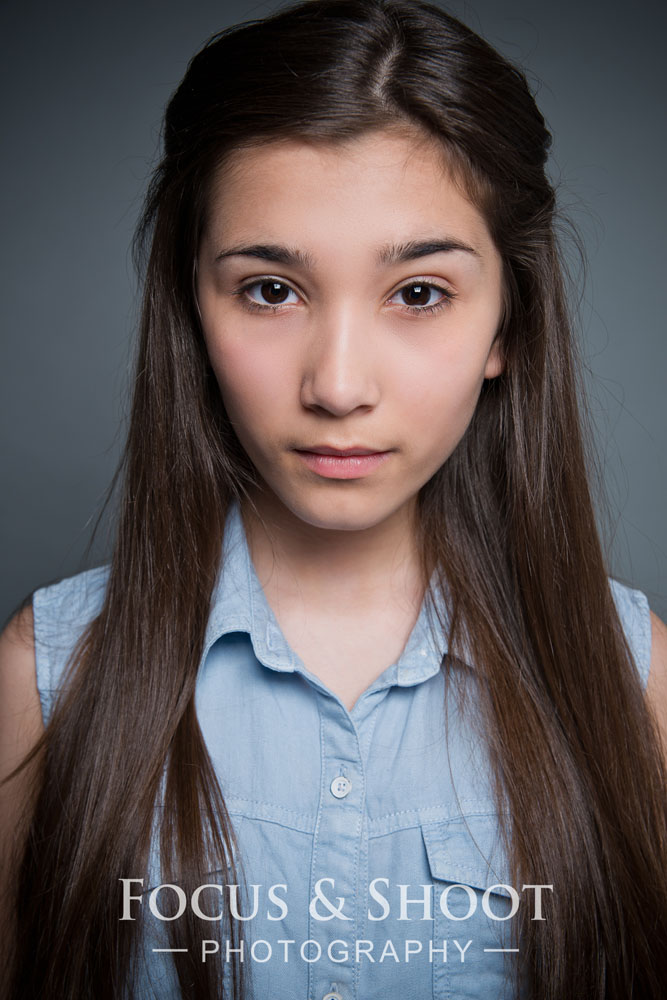 Child actor headshots photographer Nottingham