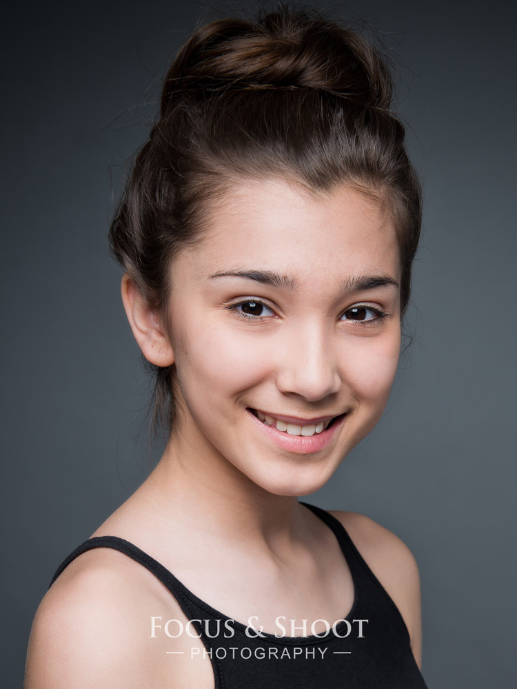 Child actor headshots photographer Nottingham